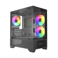 MaxGreen 350 Mid-Tower M-ATX Gaming Case With 3 ARGB Fan